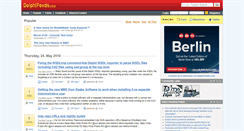 Desktop Screenshot of delphifeeds.com